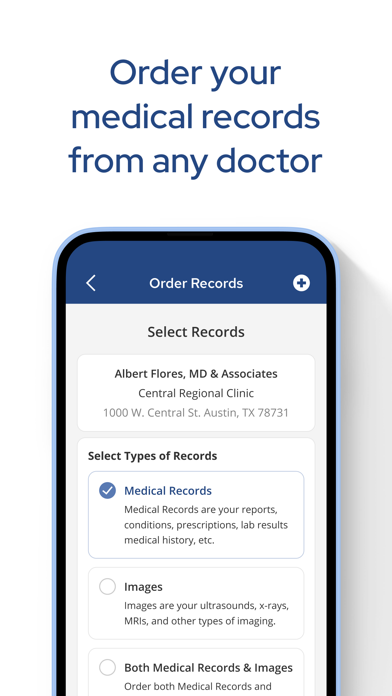 Health Bank One Screenshot