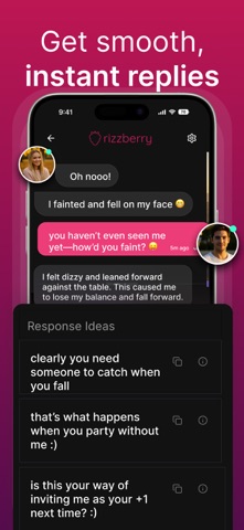 Rizzberry: AI Dating Assistant screenshot