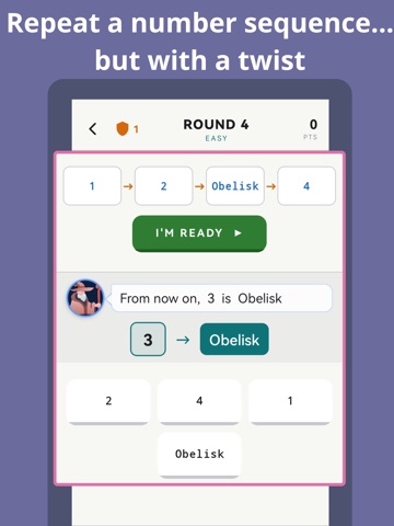 Number Bots: Memory Games iPad screenshot