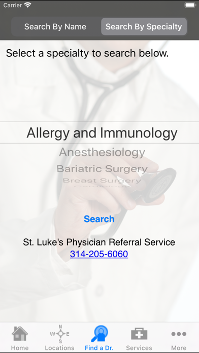 St Luke's Hospital Screenshot