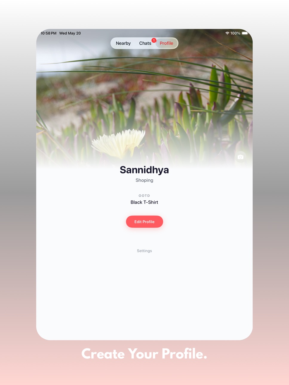 iPad screenshot