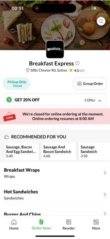 Breakfast Express Sutton screenshot