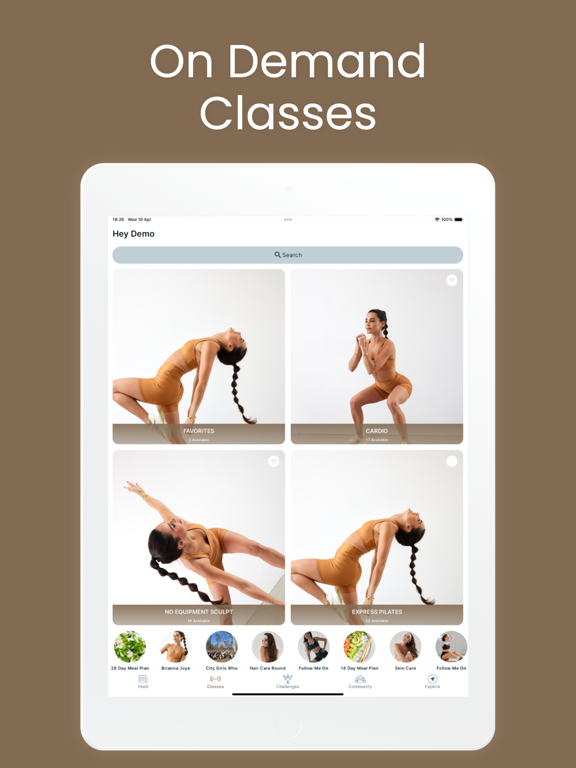 Brianna Joye Fitness iPad screenshot 4 - Health & Fitness app