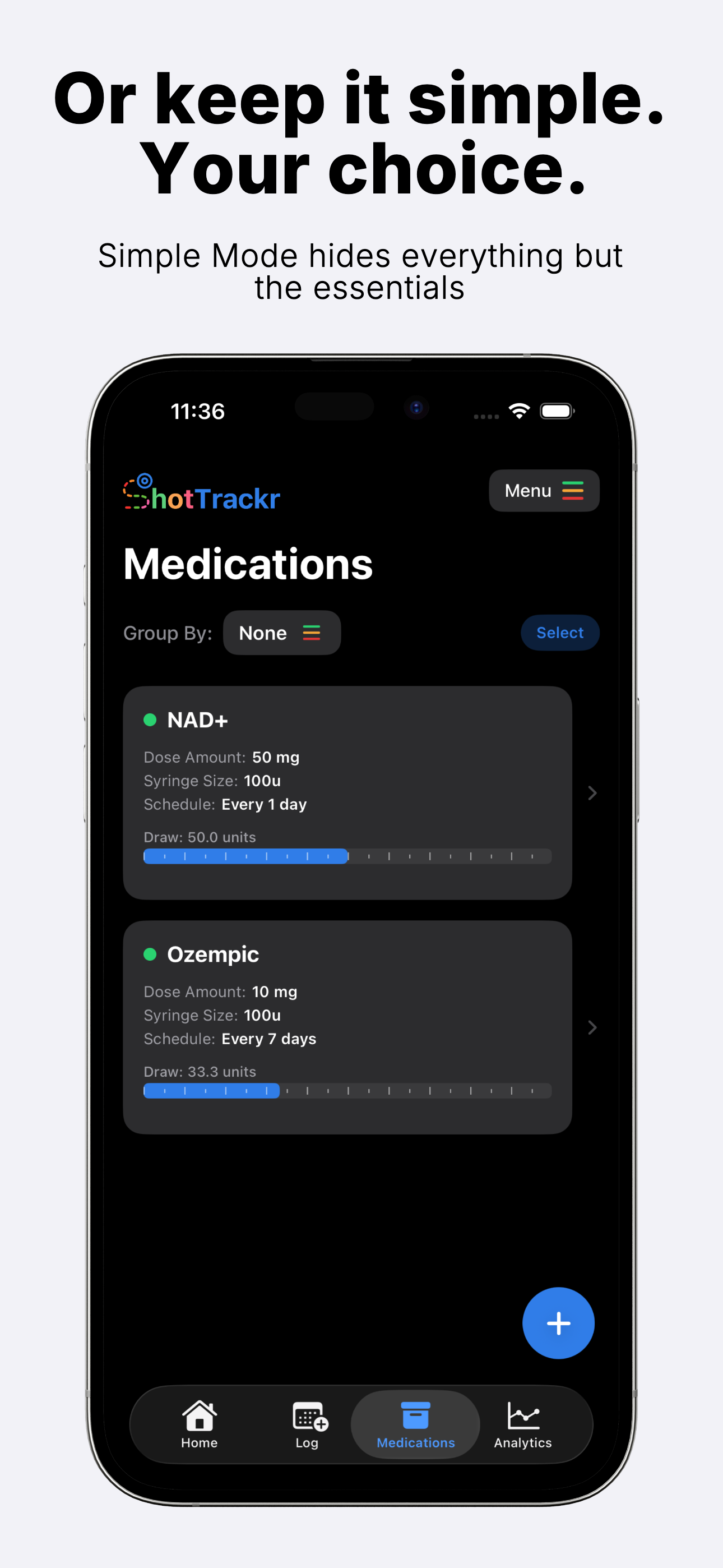 ShotTrackr: GLP-1 & Peptide