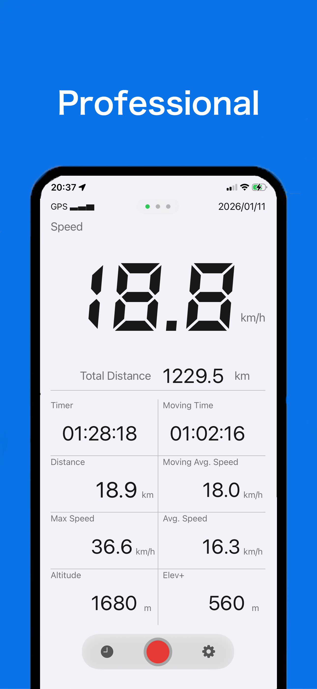 RideMaster: GPSTracker Compass