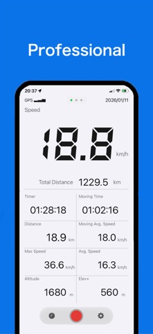 RideMaster: GPSTracker Compass iPhone screenshot