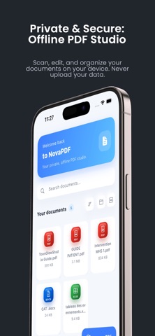 NovaPDF: PDF Scanner & Editor iPhone screenshot