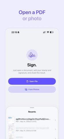 App screenshot
