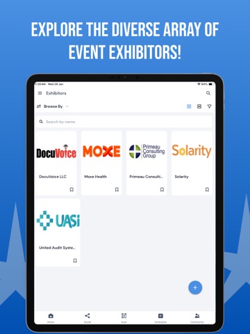 KnowledgeConnex Events iPad screenshot