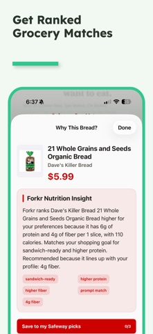 Forkr: AI Grocery Guide Screenshot 3 of 3