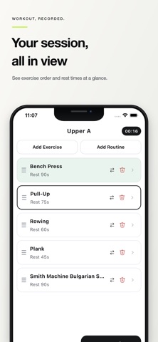 BYRECORD: Minimal Workout Log Screenshot 2 of 8