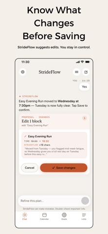 StrideFlow AI screenshot