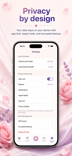 RoseVault: Cycle Tracker screenshot 5