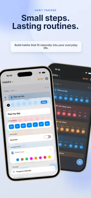 Habit Tracker, Tasks: DayDone screenshot 3