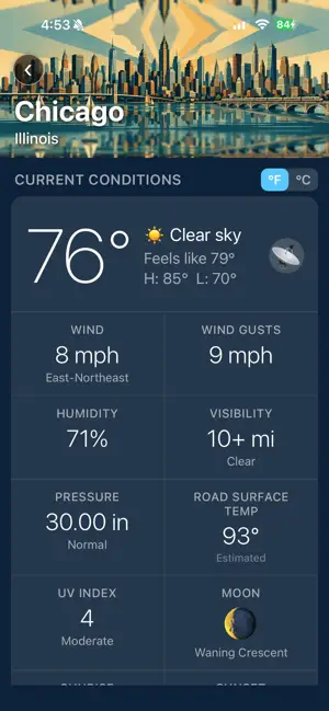 Exodus Weather screenshot 2