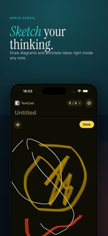 TextCalc iPhone screenshot