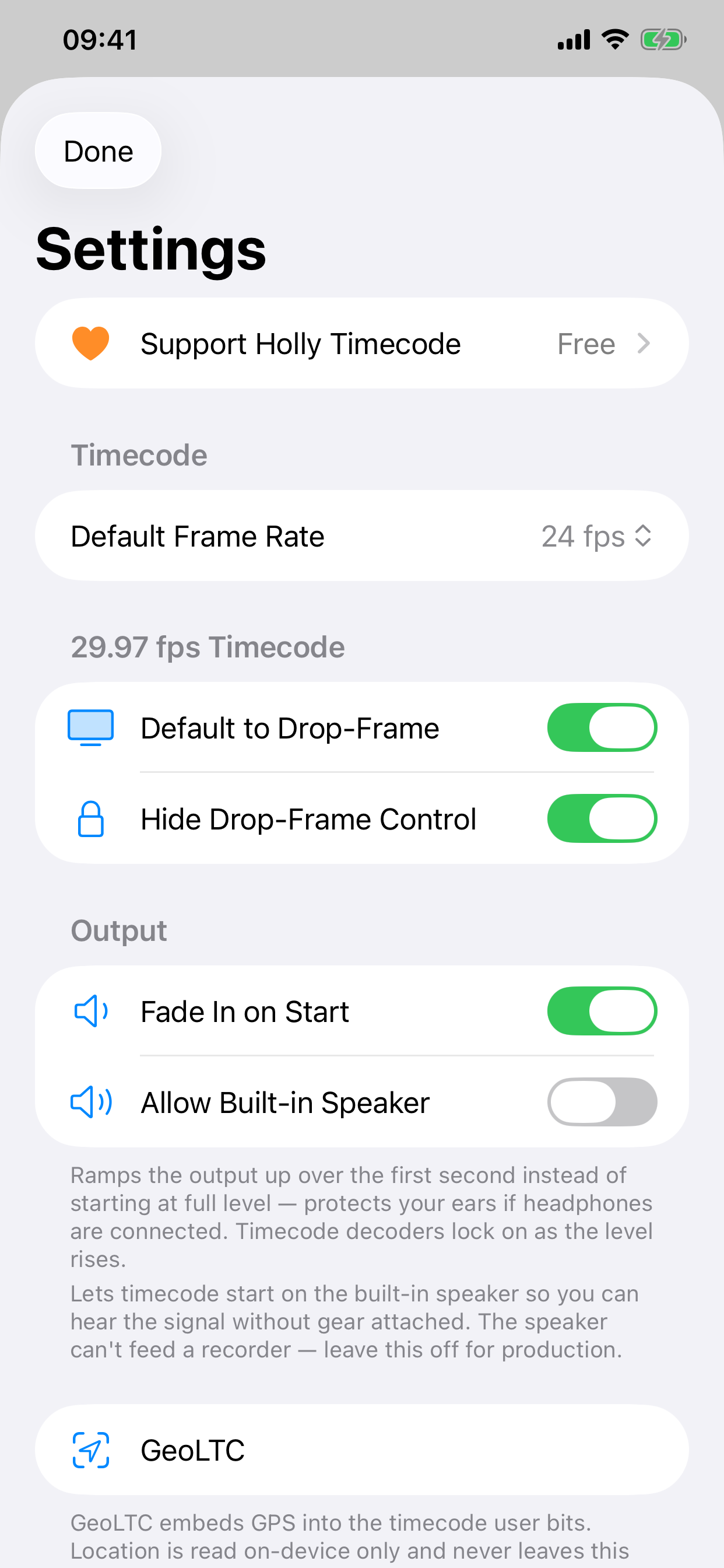 Holly Timecode screenshot 3