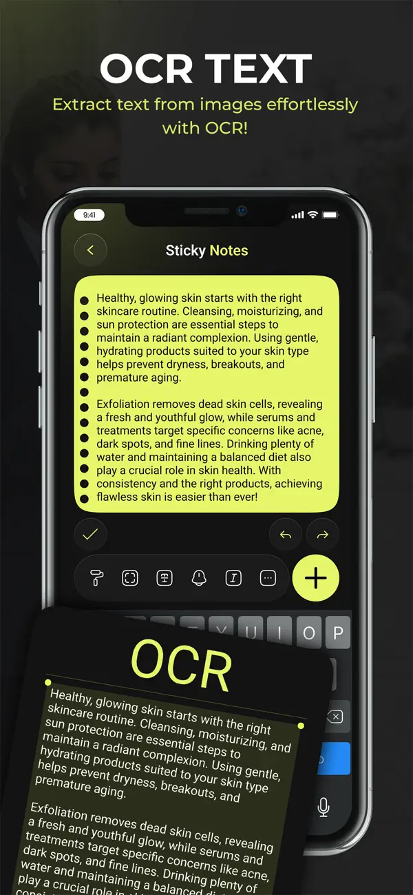 #6. Cute Sticky notes & widgets (iOS) Ved: Shams Alam
