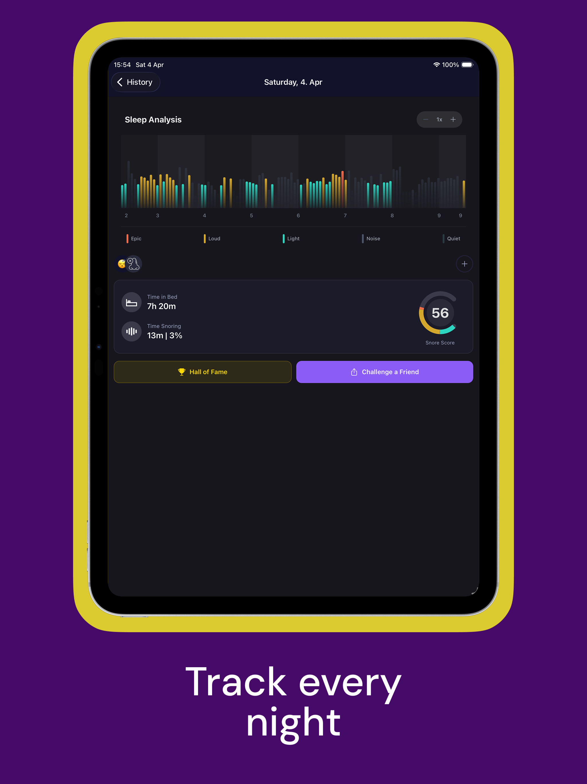 Snore recorder app - Snorely