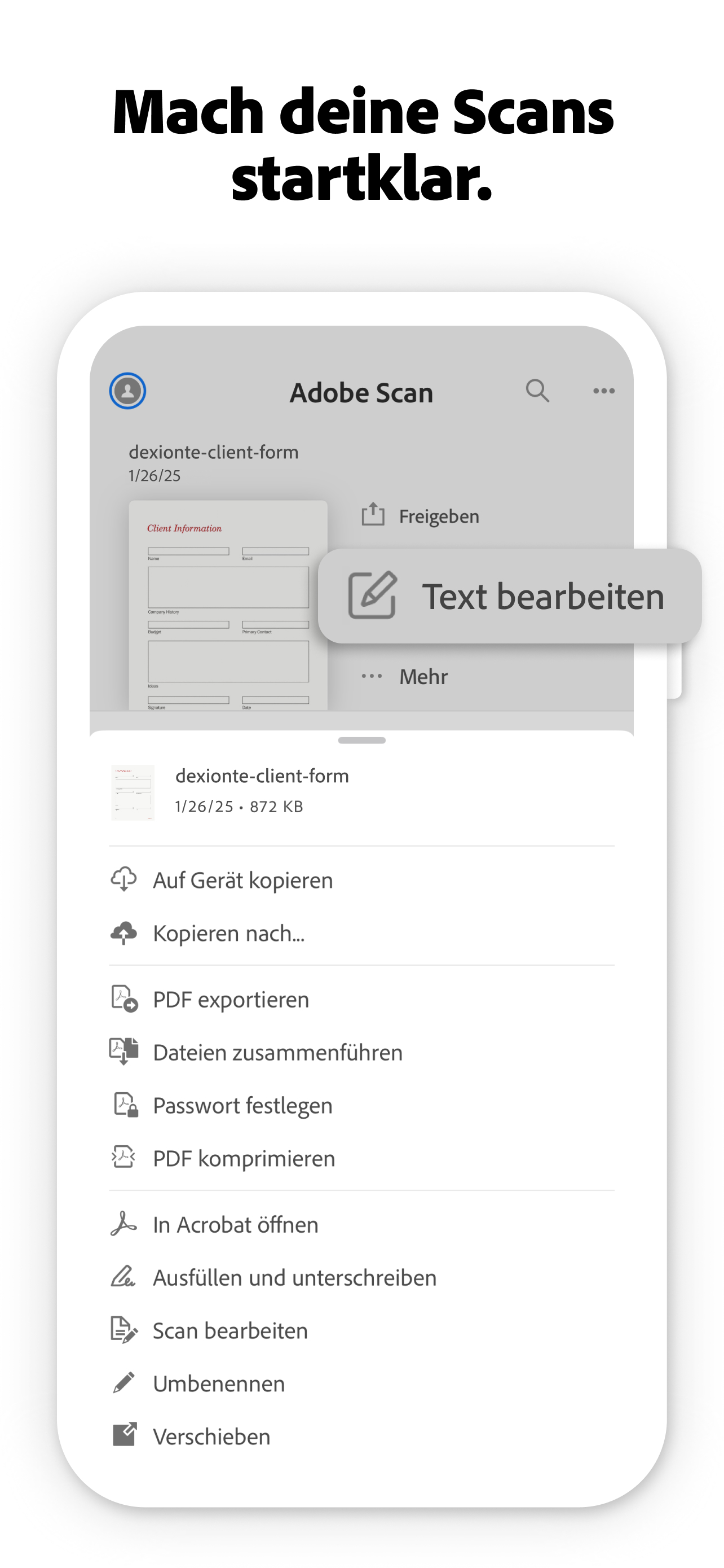 Adobe Scan: PDF & OCR Scanner