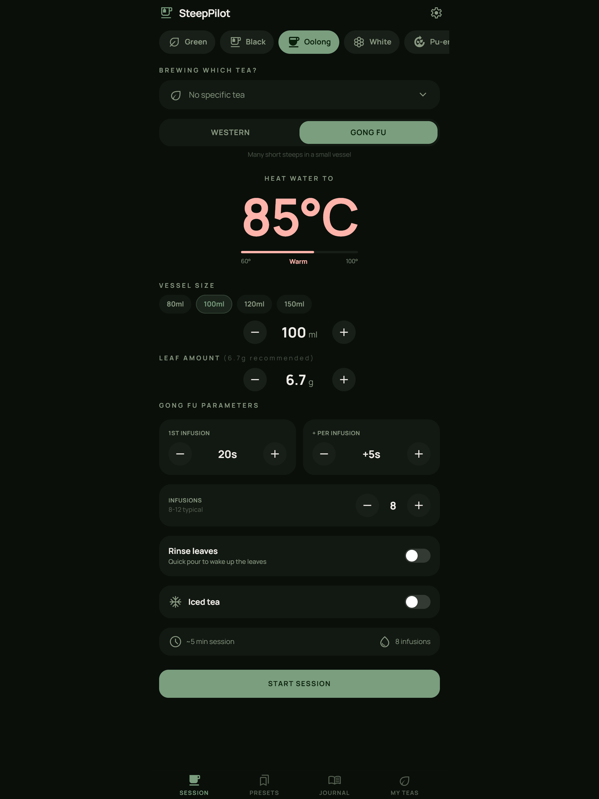 SteepPilot: Tea Brewing Timer