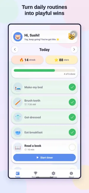 Kiddy Daily Tasks screenshot 1