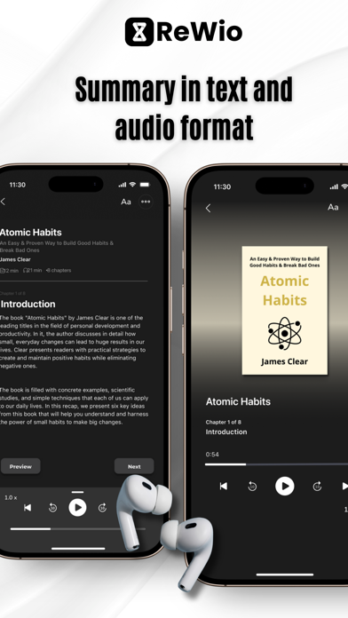 ReWio - book summaries Screenshot