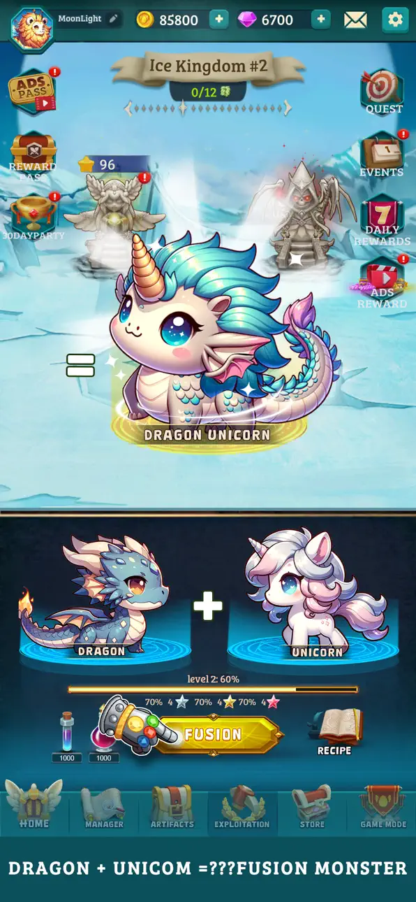 Monster Master: Legend Quest Hack screenshot 5 - iOS game interface