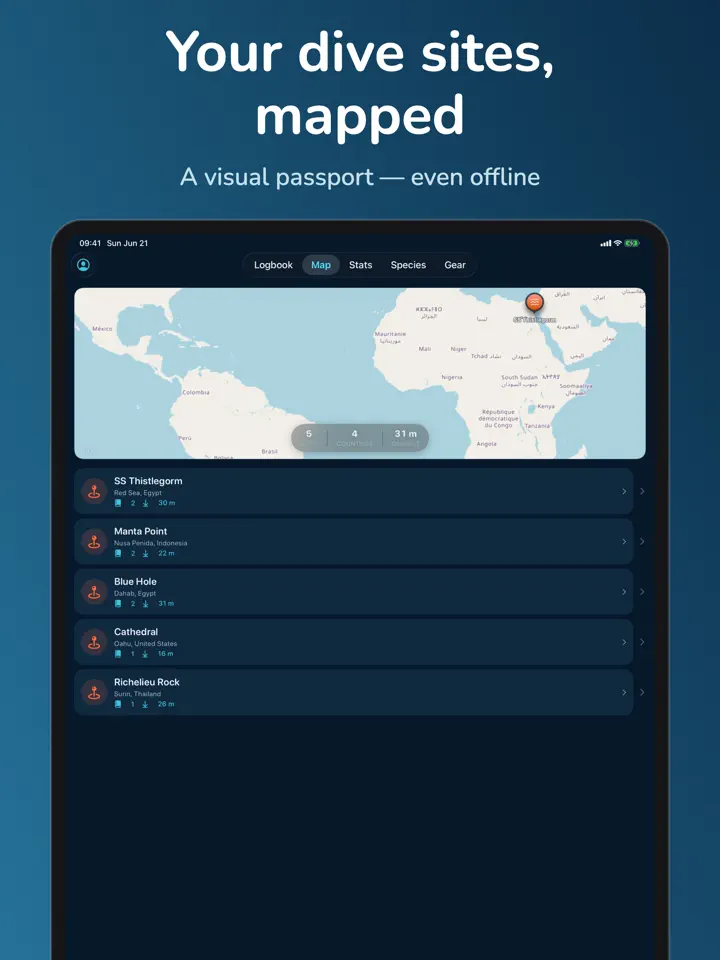 Bottomtime on iPad: screenshot 4 of 8