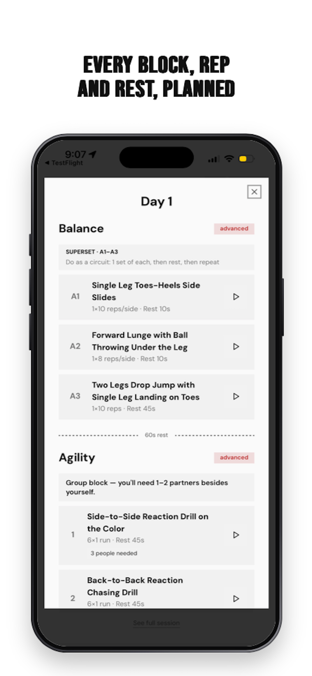 AthWay: Athlete Workout Plan screenshot 4