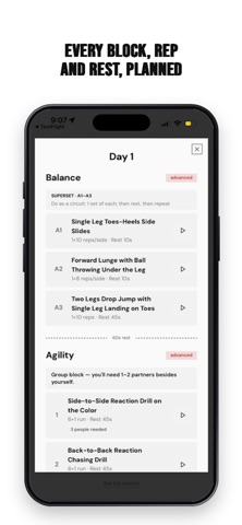 AthWay: Athlete Workout Plan Screenshot 4 of 5