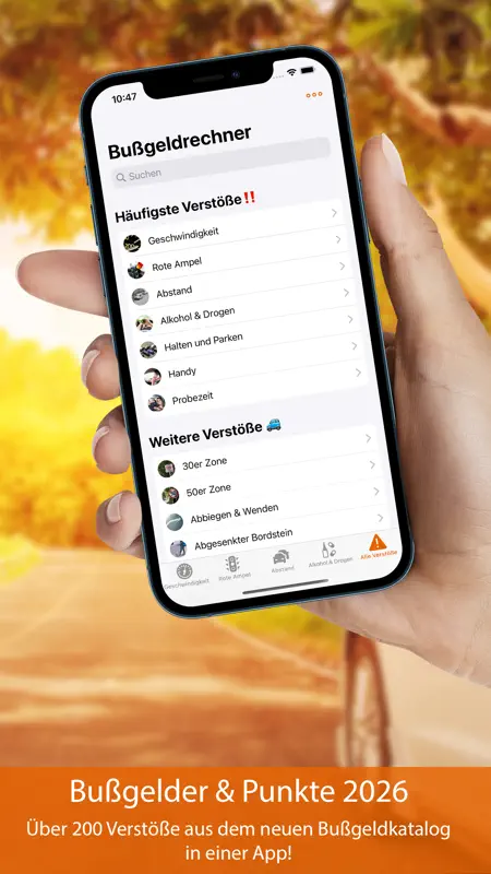 Bußgeldrechner Pro 2026 screenshot 1 of 5