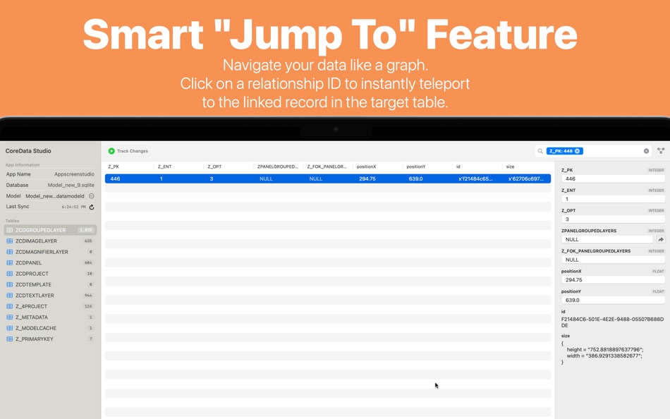 #8. CoreData Studio: SQLite Editor (macOS) Podle: Momentarium LLC