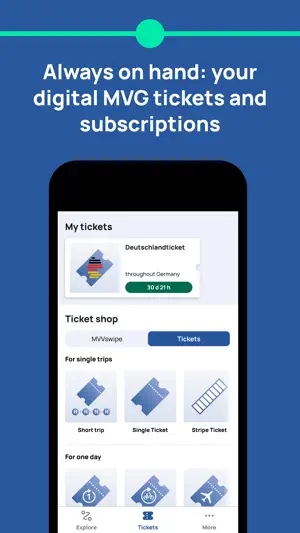MVGO - Mobility app Munich screenshot 4
