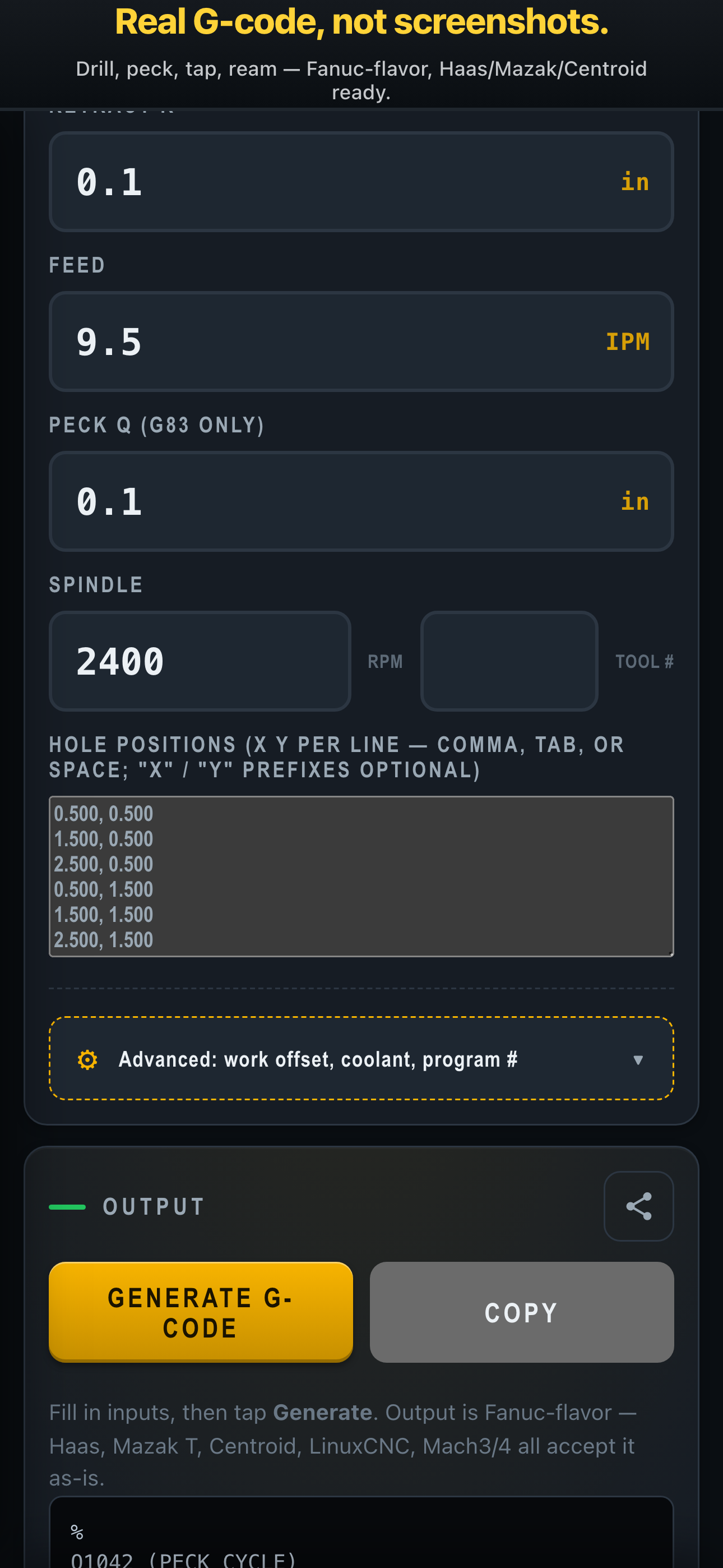 ShopCalc: Machinist Calculator screenshot 7