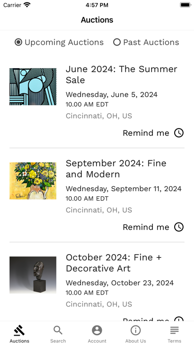 Caza Sikes Live Bidding Screenshot