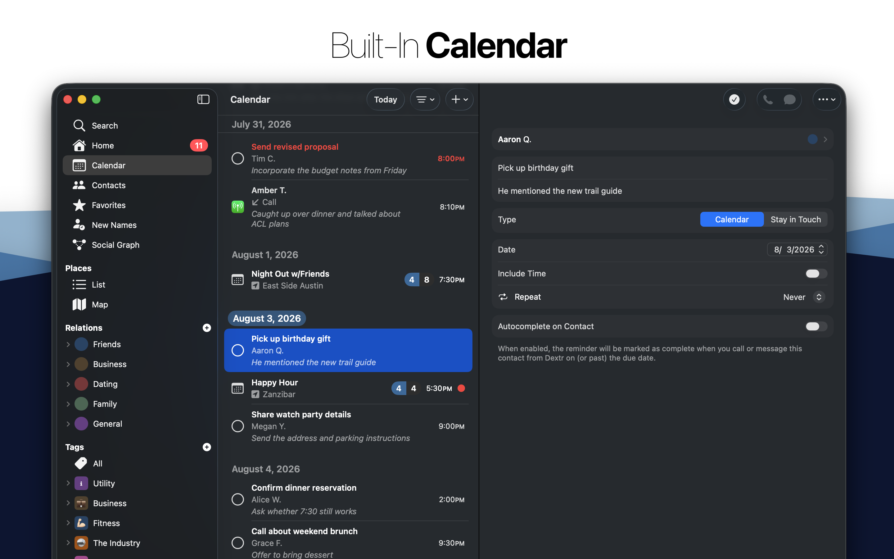 Dextr - Personal CRM screenshot 23