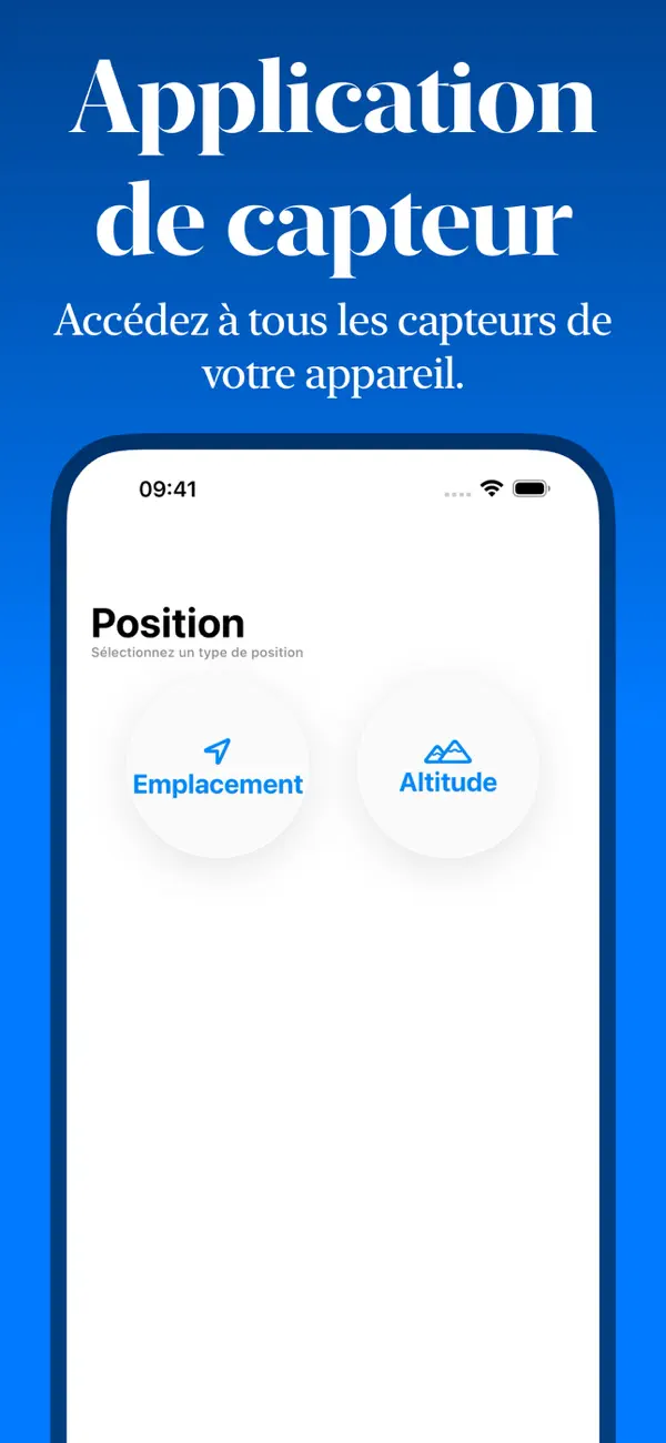Screenshot #1 pour Sensor-App