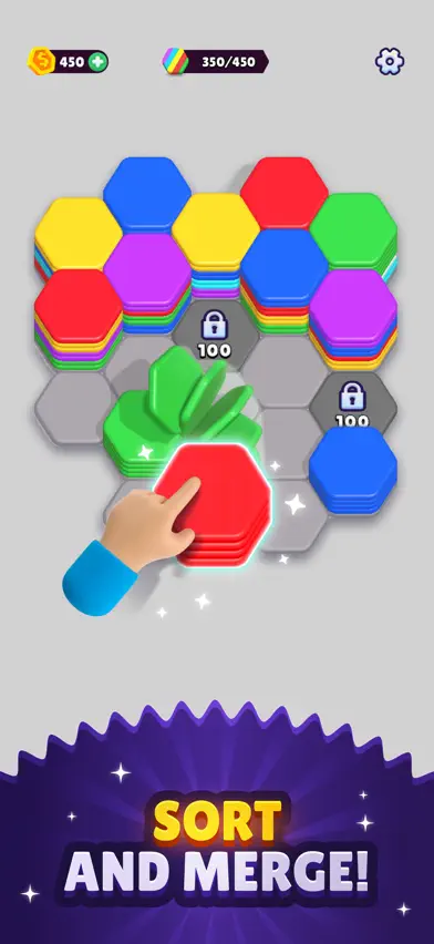 Hexa Sort screenshot 3