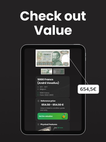 Banknote Identifier: Old Money iPad screenshot