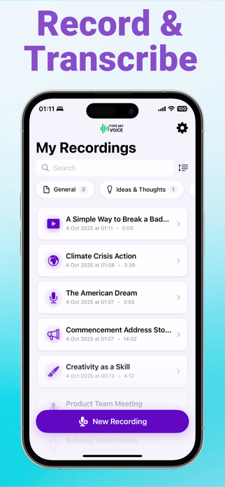 Voice Notes — TypeVoice AI Screenshot 7 of 9