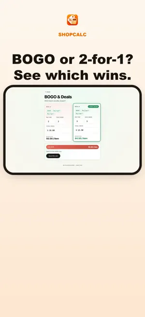 ShopCalc: Price Calculator screenshot 4
