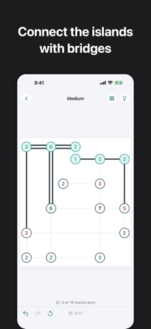 Hashi Zero — Offline, No Ads screenshot 1