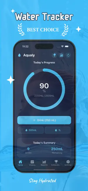 Aqualy - Hydration Tracker screenshot 1