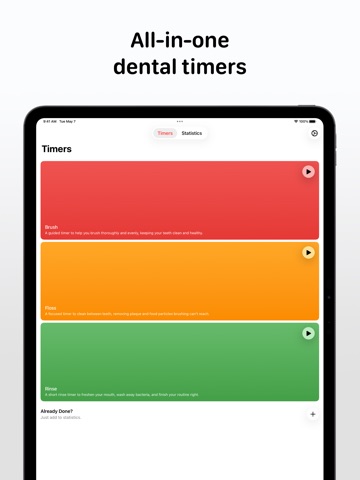 Toothbrush Timer: Toothy iPad screenshot