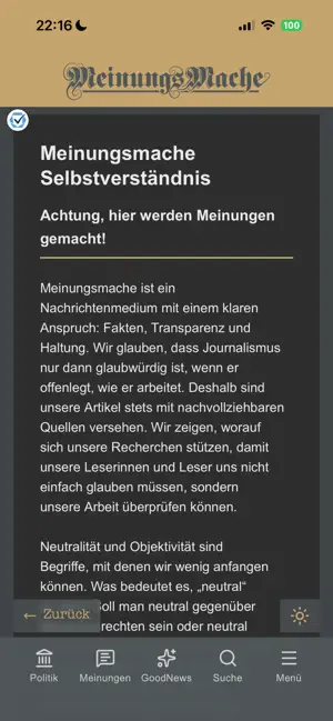 DieMeinungsmache screenshot 2