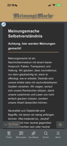 DieMeinungsmache iPhone screenshot 2