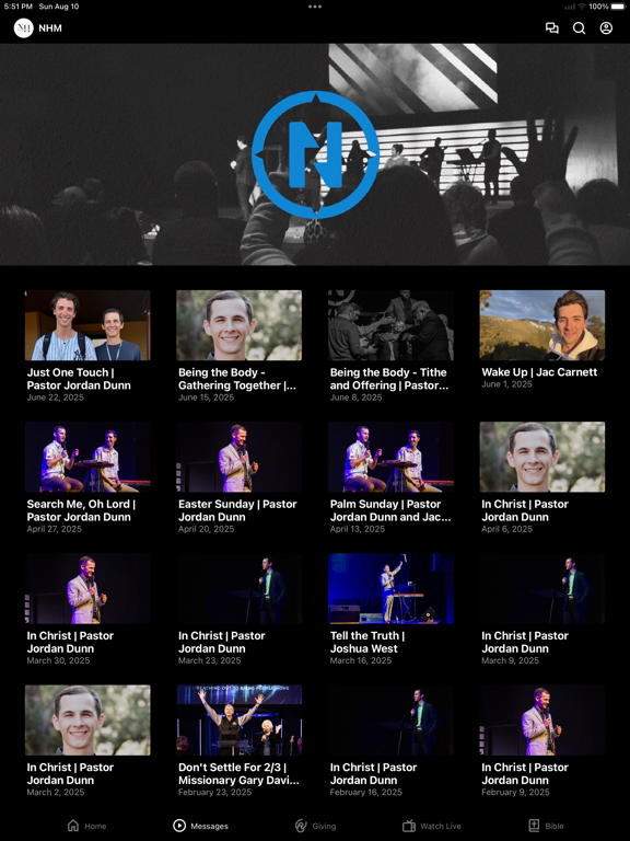 New Hope Muskogee iPad screenshot 2 - Education app