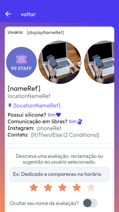 99 STAFF Screenshot