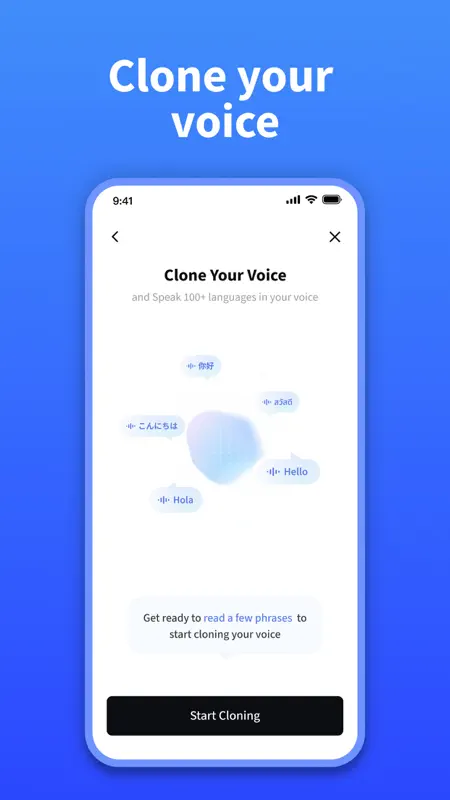 Owll Translator:AI Voice Clone screenshot 3 of 9
